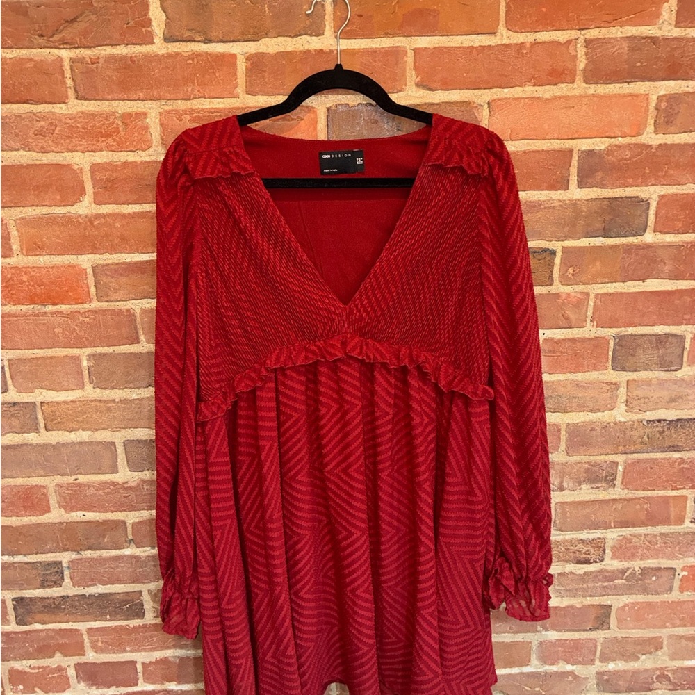 Elegant Maroon Dress‎